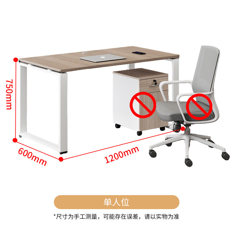 Saint li company screen office desk minimalist modern employee workstation computer desk office desk and chair combination
