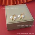 wholesale: a pair of trendy bow earrings. gold-plated bow tie earrings, perfect for everyday wear