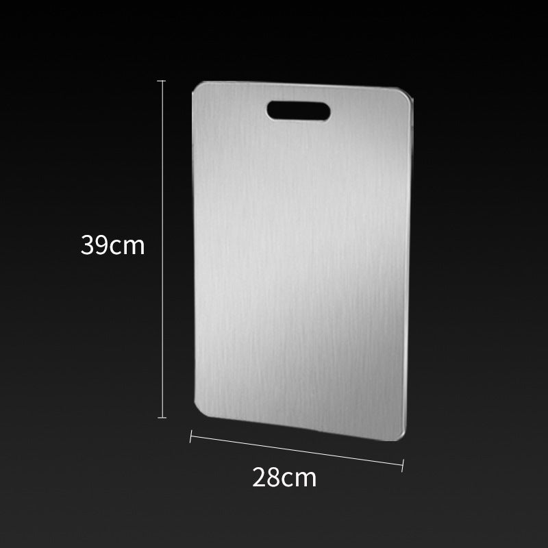 316 stainless steel cutting board - antibacterial, anti-mold, food grade, double-sided, thickened kneading board for kitchen use