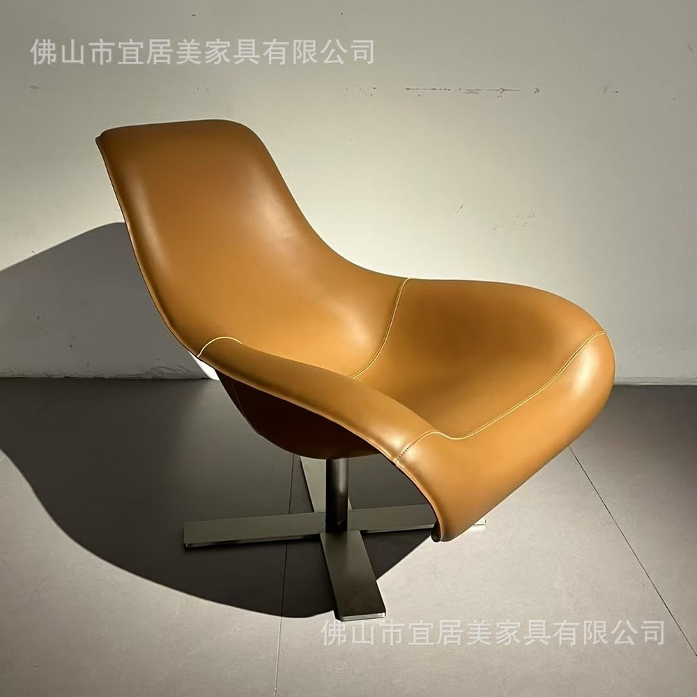 Duck tongue horse special-shaped popular casual chair scandinavian designer fiberglass reception lounge chair art creative sofa chair