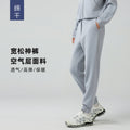 Fall and winternew arrivalhigh waistloose running sweatpants women's outwear air layer jogger pantsslimming lookcasual sweatpants daw168