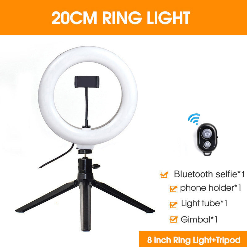 10 inch photography live light photo lighting desktop ring light ring light live broadcast beauty mobile phone filling light