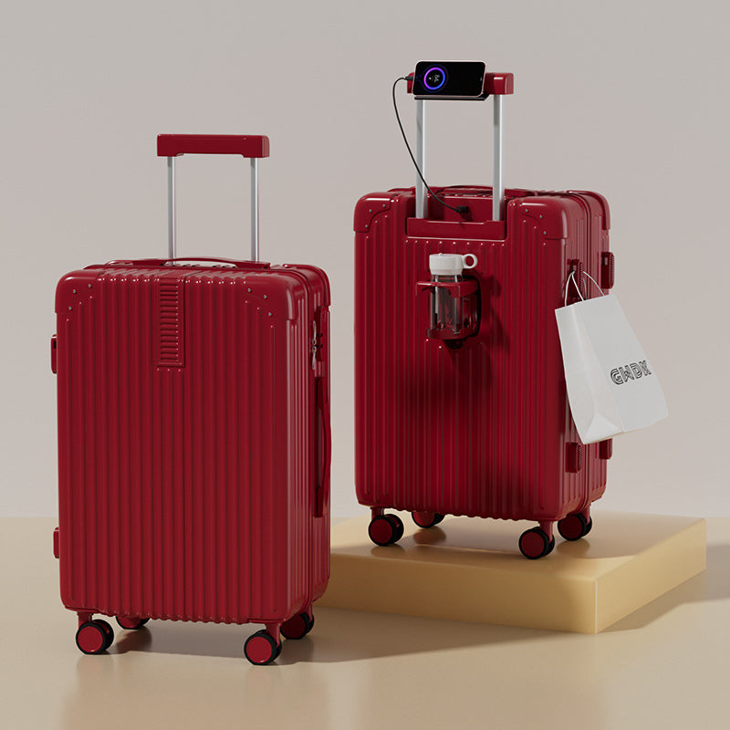 New multi-functional child and mother suitcase, large-capacity men's and women's trolley case, universal wheel password case, suitcase 20 inches