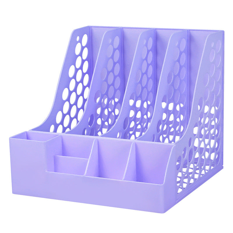 Desktop File Shelf Bookstand Desk File Shelf File Frame File Basket Data Shelf File Storage Box