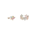 Dopamine flower ring - unique design, high-end feel, adjustable open ring, perfect for students, decorative accessory