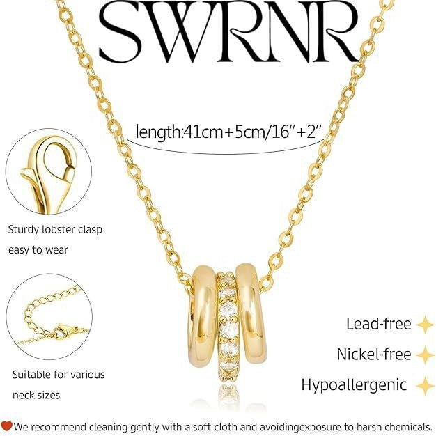 Wanxing european and american roman ring small waist pendant necklace cross-border classic casual design clavicle chain necklace wholesale