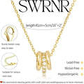 Wanxing european and american roman ring small waist pendant necklace cross-border classic casual design clavicle chain necklace wholesale