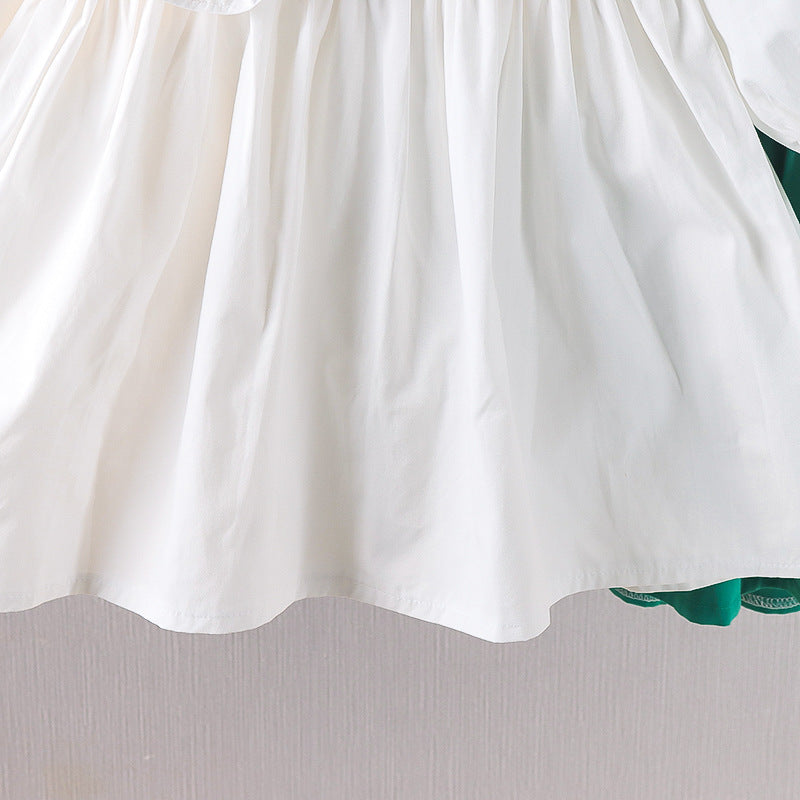 Girls' dress - autumn  collection: stylish and chic dresses for little girls. spring/autumn collection featuring doll collars and princess silhouettes. ready to ship!
