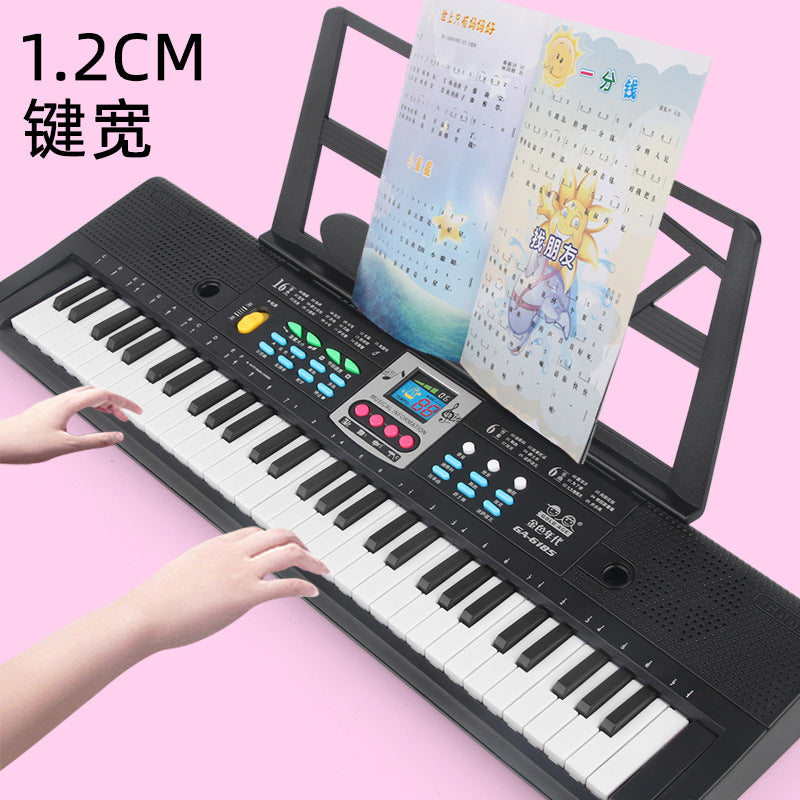 Children's 61-key piano educational electronic keyboard - beginner's starter kit, multifunctional musical instrument toy for boys and girls