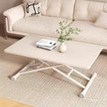 Adjustable height folding coffee table/dining table - portable folding table for home, small apartments, rentals - simple computer desk/office desk