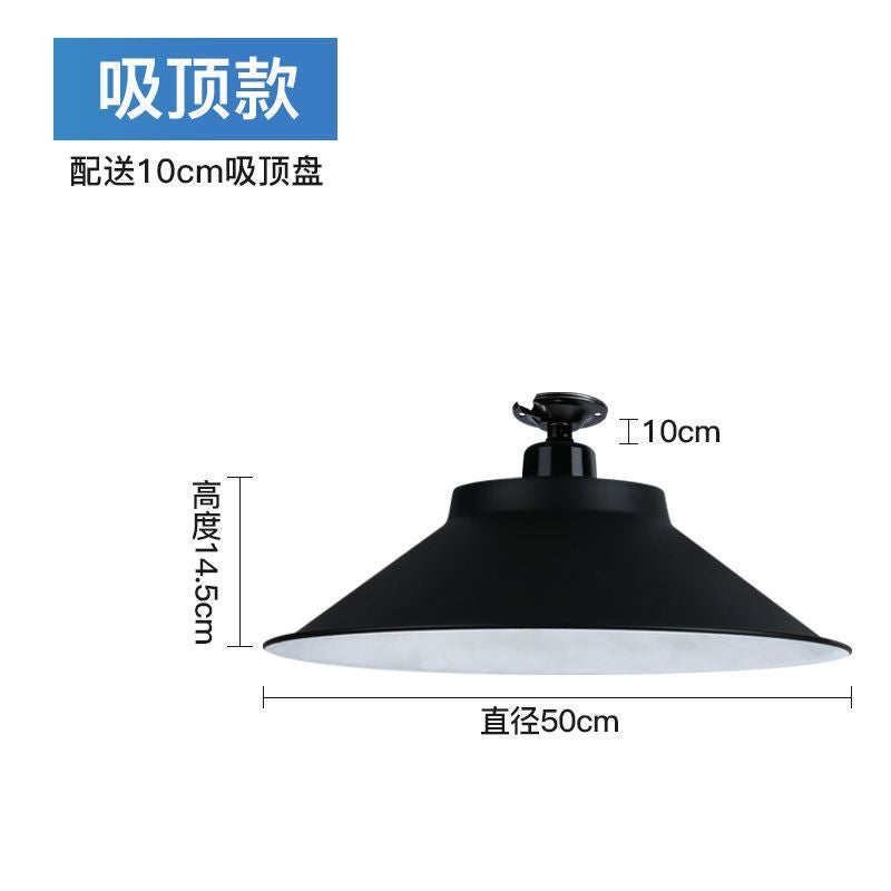 Led high bay light fixture - industrial style pendant lamp for factories, dance studios, stadiums, restaurants, and workshop lighting