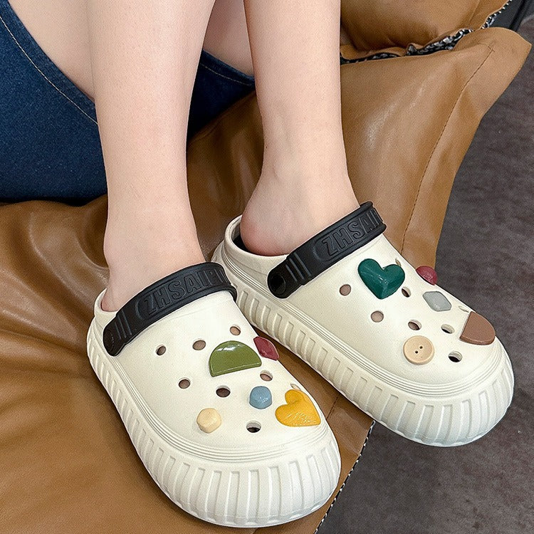 2024 new women's clogs - summer outdoor wear, beach & pool anti-slip, odor-resistant garden shoes, cloud-like comfort slippers