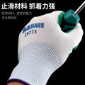 Protective gloves, labor protection, work, abrasion resistant, non-slip, white gauze, cotton yarn, nitrile rubber, labor, car repair, worker, carpentry, grafting