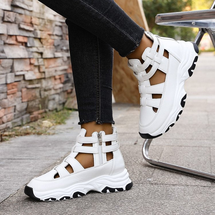 spring/summer new arrivals: women's chunky platform sandals for cross-border e-commerce. plus sizes available. wholesale pricing with moq of 0.67 units. dropshipping available for  and
