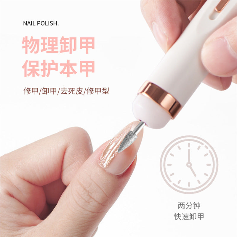 new electric nail drill polisher, mini tool, nail polish remover, nail art machine, portable set, nail grinder