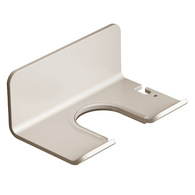 White electric hair dryer, shelf free of punching, toilet wall-mounted bracket, bathroom hair dryer storage and placement shelf