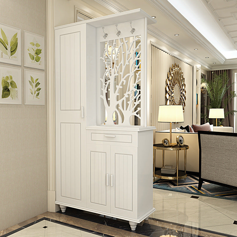 Double-sided entrance cabinet partition cabinet living room cut out screen casual entrance shoe cabinet hall cabinet foyer entrance cabinet