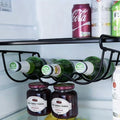 Creative iron art daily household kitchen supplies storage rack refrigerator organizer shelf beer rack