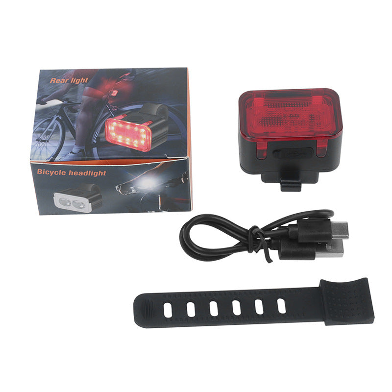 Bicycle lights, headlights, strong light night riding lights, mountain road bicycle tail lights, flashlights, children's waterproof riding equipment