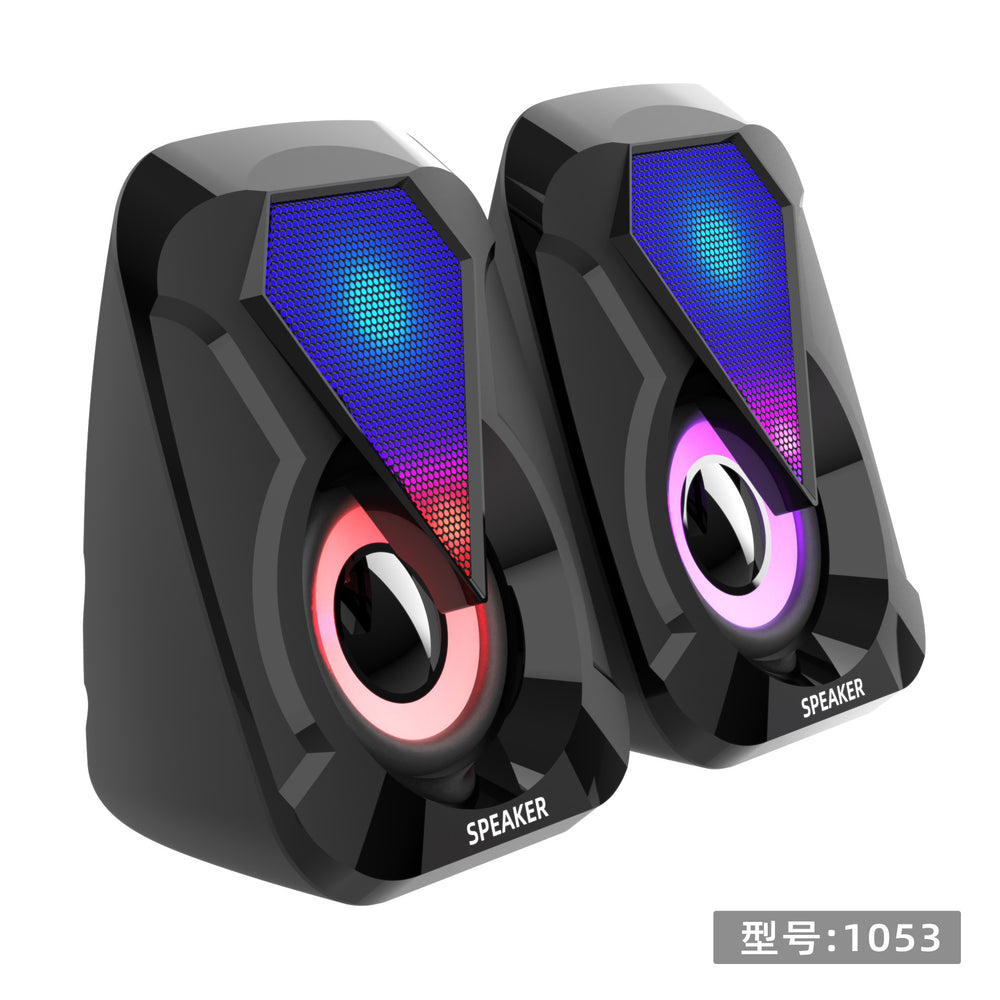 rgb desktop laptop mobile phone usb audio mini desktop home office subwoofer speaker