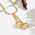European and american cross-border jewelry: minimalist cross-border heart pendant waist chain - hip-hop punk style fashionable versatile body chain for women
