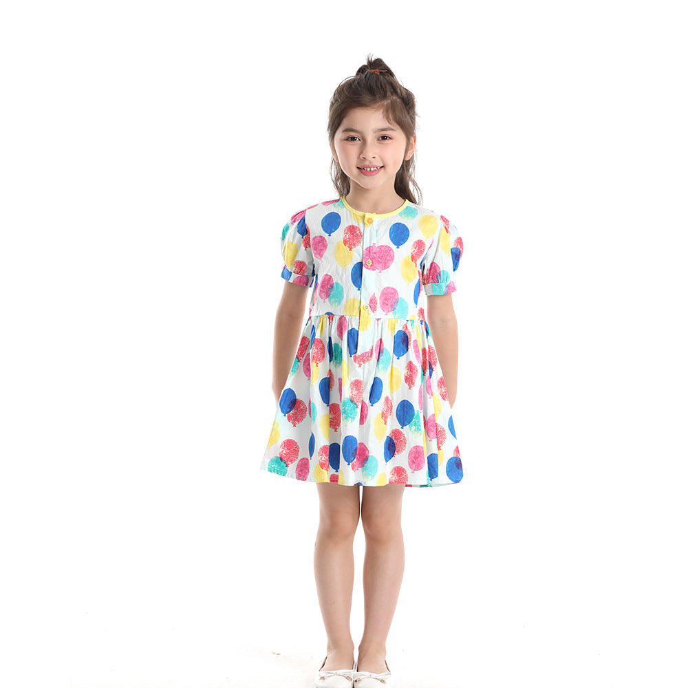 wholesale of spring/summer new boys' shirts: printed, short-sleeved, breathable children's shirts, cute baby boy clothing