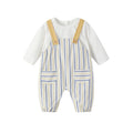 Baby autumn clothes  new style first birthday infant outfit casual gentleman romper baby boy clothing