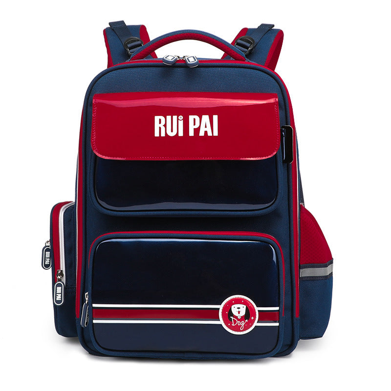 School bag for primary school students and girls, tutoring bag for sixth grade boys and girls, large-capacity spine protection and burden reduction, children's double shoulder school bag wholesale