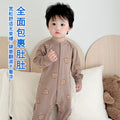 Ins baby clothes fall and winterbear outing one-piece jumpsuit baby boy romper jumpsuit pajamas