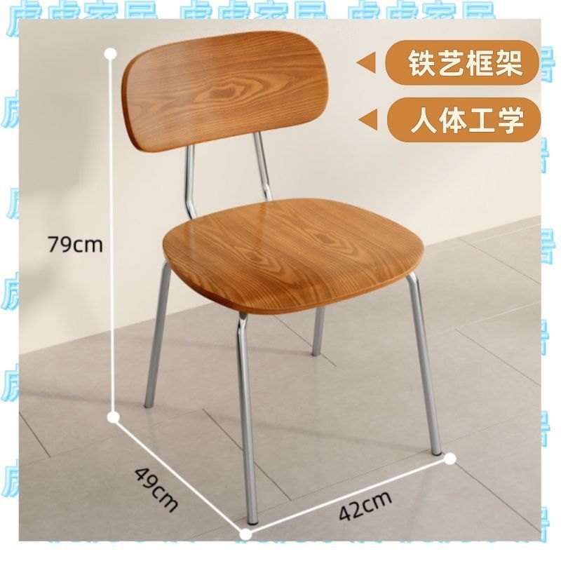 Wood style cafe table and chair combination milk tea dessert shop commercial dining table casual small square table tavern table and chair
