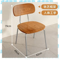 Wood style cafe table and chair combination milk tea dessert shop commercial dining table casual small square table tavern table and chair