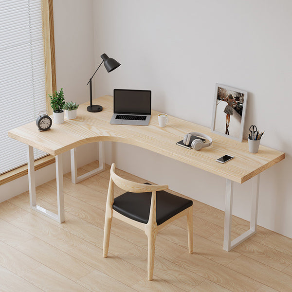 Solid wood L-shaped desk Corner computer desktop table Corner table Corner table Corner bedroom Workbench Home desk