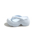 2026 new platform flip-flops for women, 8cm height increasing, trendy and versatile beach sandals - a popular style!