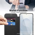 Suitable for samsung s26plus business flip gold shield magnetic leather case s23 mobile phone case s24ultra sheath a07