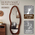 Used full-length mirror floor mirror for home special-shaped dressing mirror clothing store fitting mirror girls bedroom wall-mounted large mirror