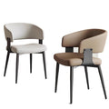 For homerestaurantscandinavian dining table and chair modern casual back chair hotel negotiation stool italian back dining chair