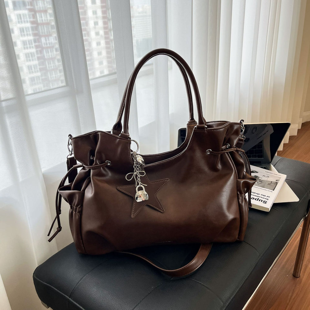 Yunzhen's same ins super popular shoulder bag for women 2025new arrivalfashion style handbag large capacity easiest for match crossbody bag