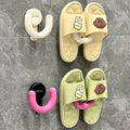 Bathroom slipper rack, suction cup type, punch-free wall-mounted bathroom special new drain rack hook storage rack