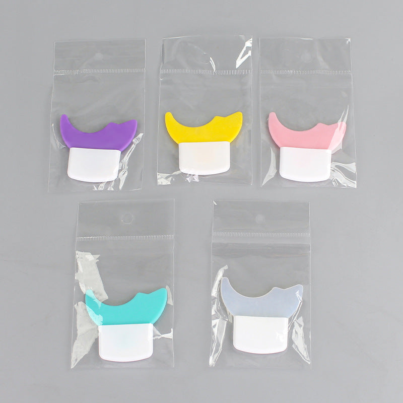 Imitation silicone tpr eyelash baffle novice drawing eyeliner mascara auxiliary eye makeup auxiliary tool crescent soft silicone