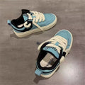 Hong kong style casual sneakers women's shoes - trendy, minimalist, versatile white sneakers - new spring/autumn 2026 collection - streetwear sneakers