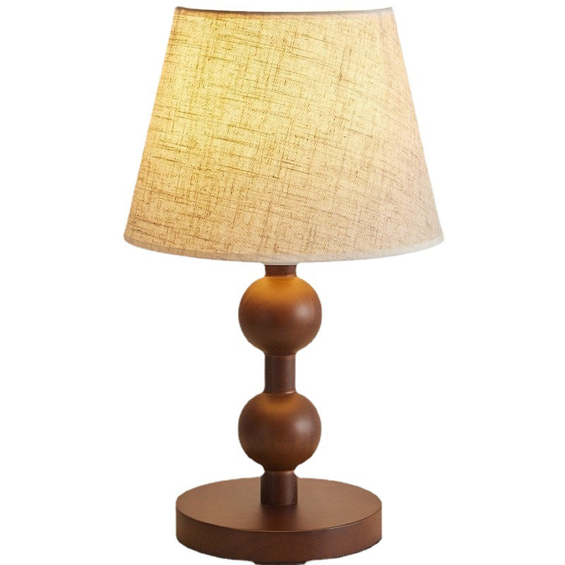 [Strict selection] American retro desk lamp bedside lamp antique master bedroom atmosphere high-end ash wood Chinese study