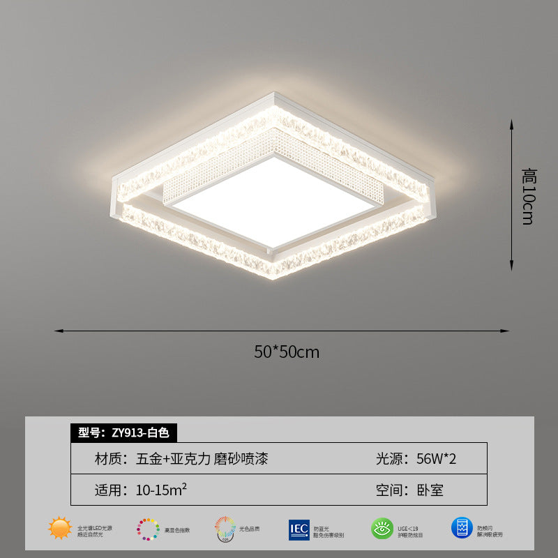 Italian minimalist living room light ceiling light modern minimalist atmosphere full spectrum eye protection bedroom light whole house lighting package
