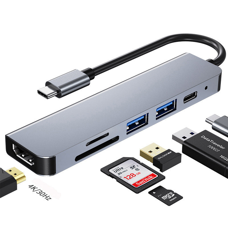 multi-interface docking station type c hub3.0usb expander gigabit notebook converter docking station