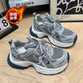 Vintage chunky platform sneakers for women - new fall/winter 2026 collection, bestselling, versatile, lightweight, height-increasing, fleece-lined casual athletic shoes