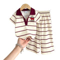 Baby clothing kids set children outfit short-sleeved t-shirt+pantstwo-piece set