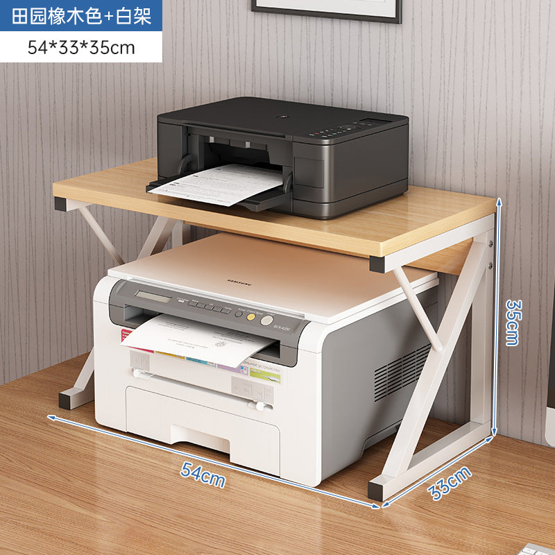Printer Shelf Desktop Copier Shelf Multifunctional Office Countertop Storage Finishing Rack Small Bracket