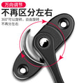 Crescent lock universal two-way stainless steel sliding door and window security lock, sliding door hook, window latch accessories, safety lock