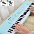 Children's beginner electronic piano, 61-key keyboard, multifunctional musical toy for boys and girls, electronic keyboard with microphone