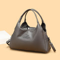 New arrival cross-border shoulder bag pure color large capacity casualeasiest for match crossbody bag classy pure color lychee pattern ladieswear bag