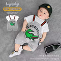 Summer outwear cartoon baby onesie ha yi baby pullover romper autumn clothes fake two-piece fashion ha yi